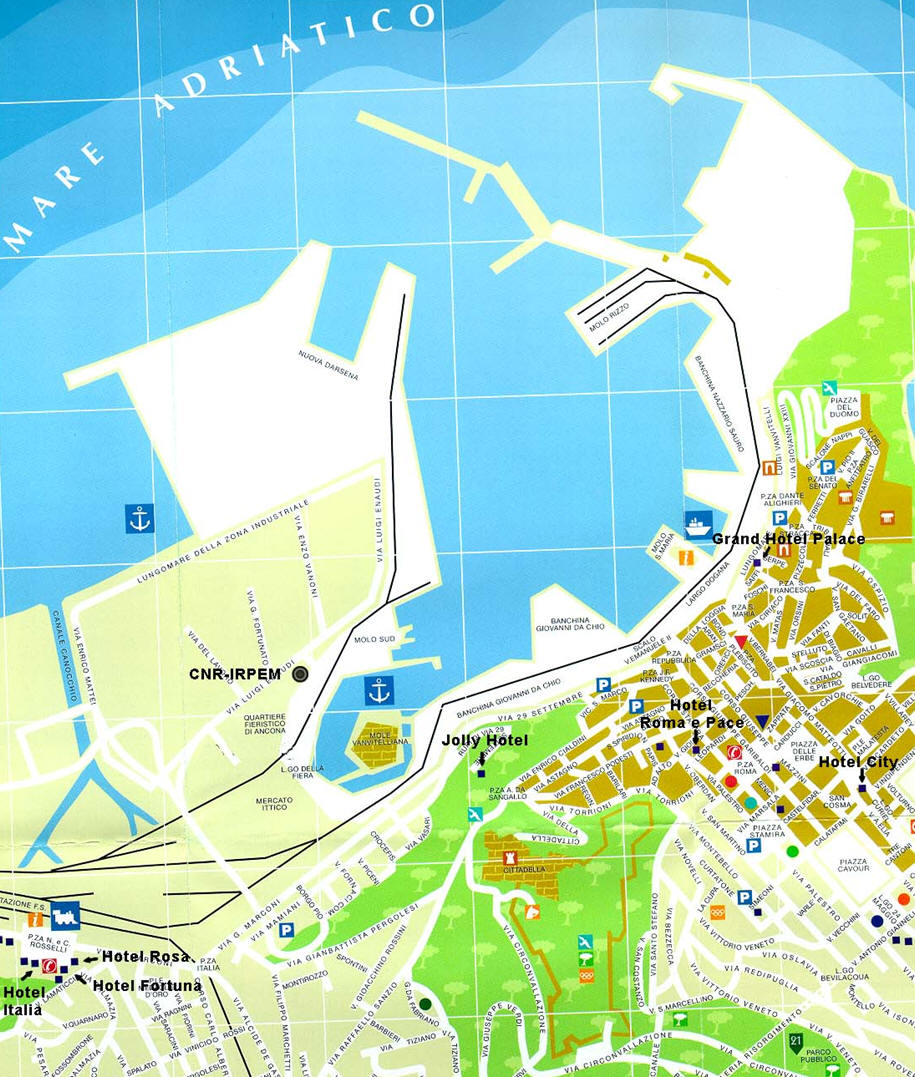 Map of Ancona